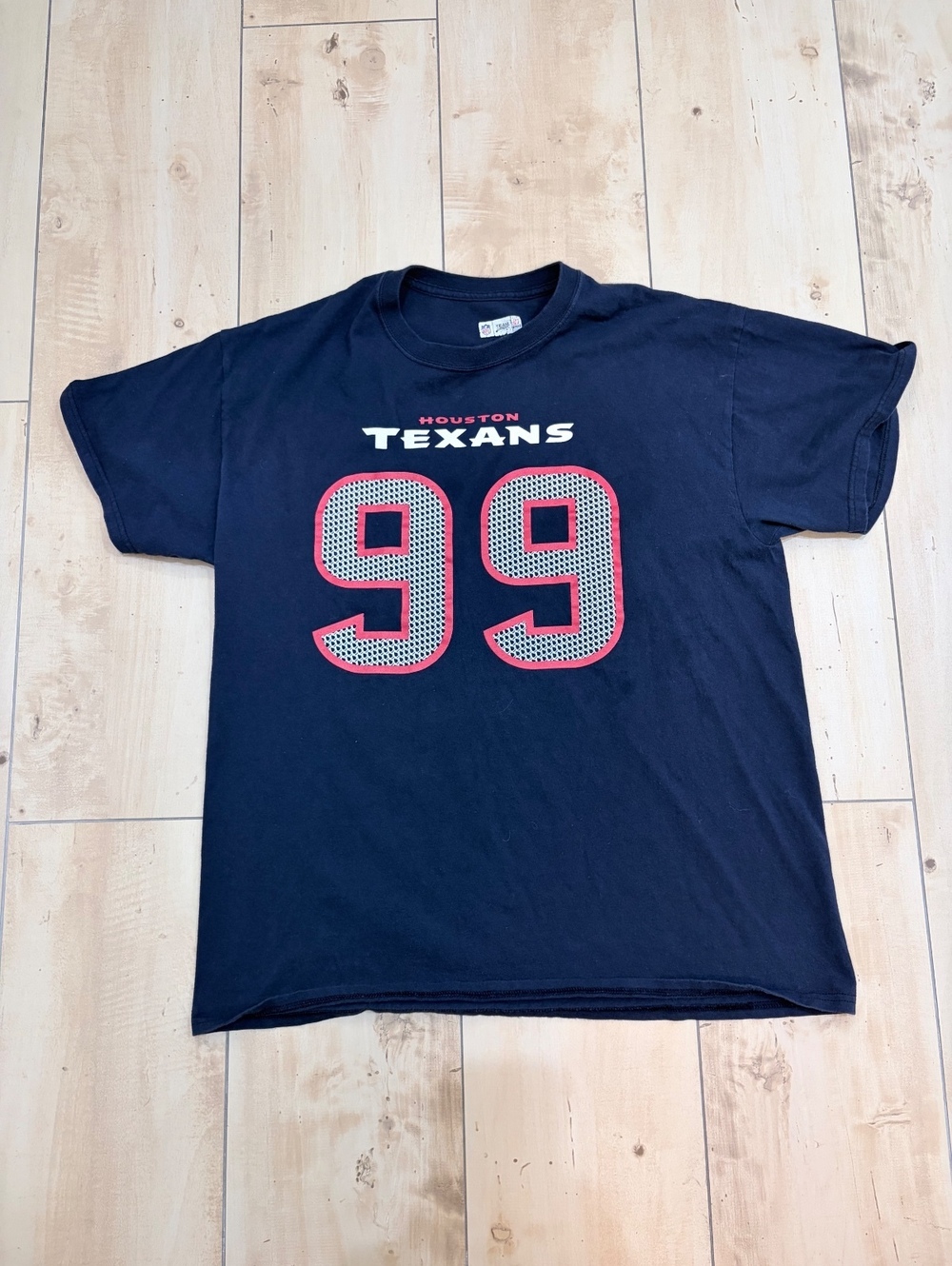 Houston Texans J.J. Watt #99 NFL T-Shirt Navy Men’s Large